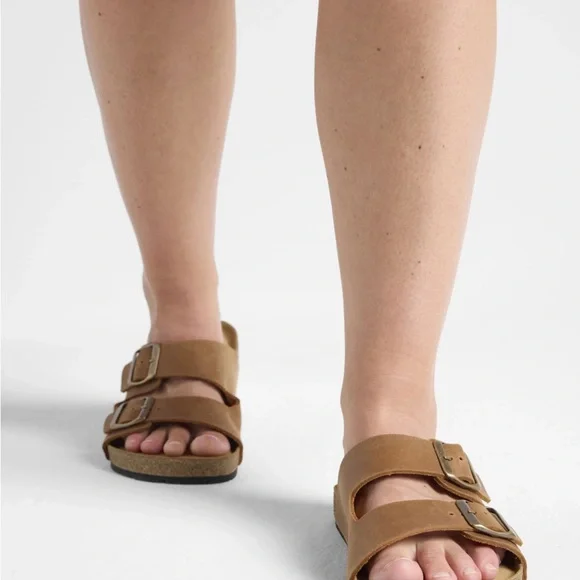 Wyde Footwear Maia Brown Buckle Sandals - EU 46 US 12 - Picture 3 of 16